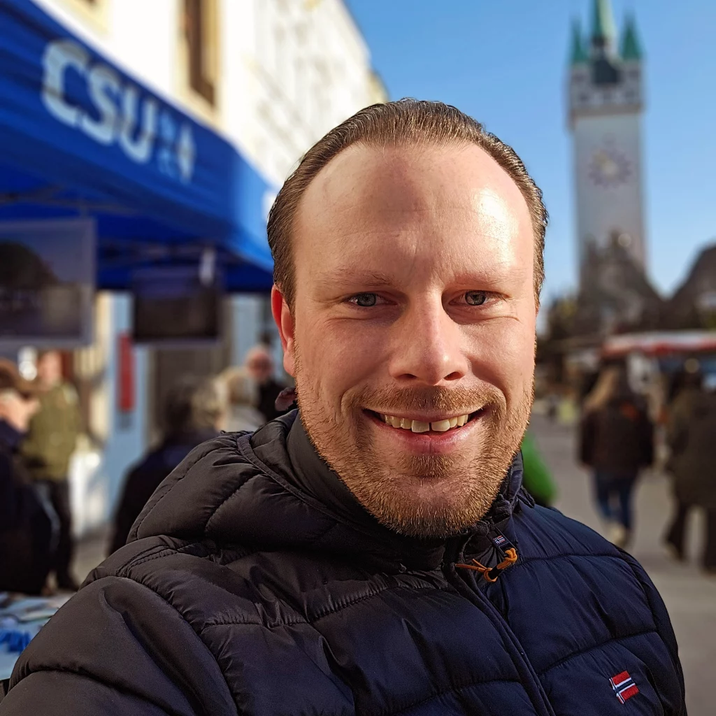 Im Einsatz für die CSU Straubing and